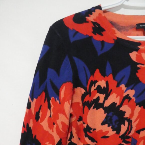 TOMMY HILFIGER | medium | Vibrant Floral Pattern Lightweight Cardigan - Picture 3 of 15